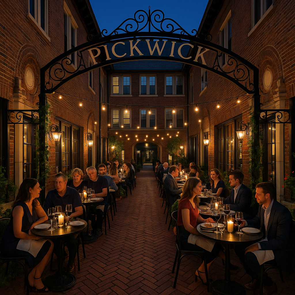 Courtyard after renovation