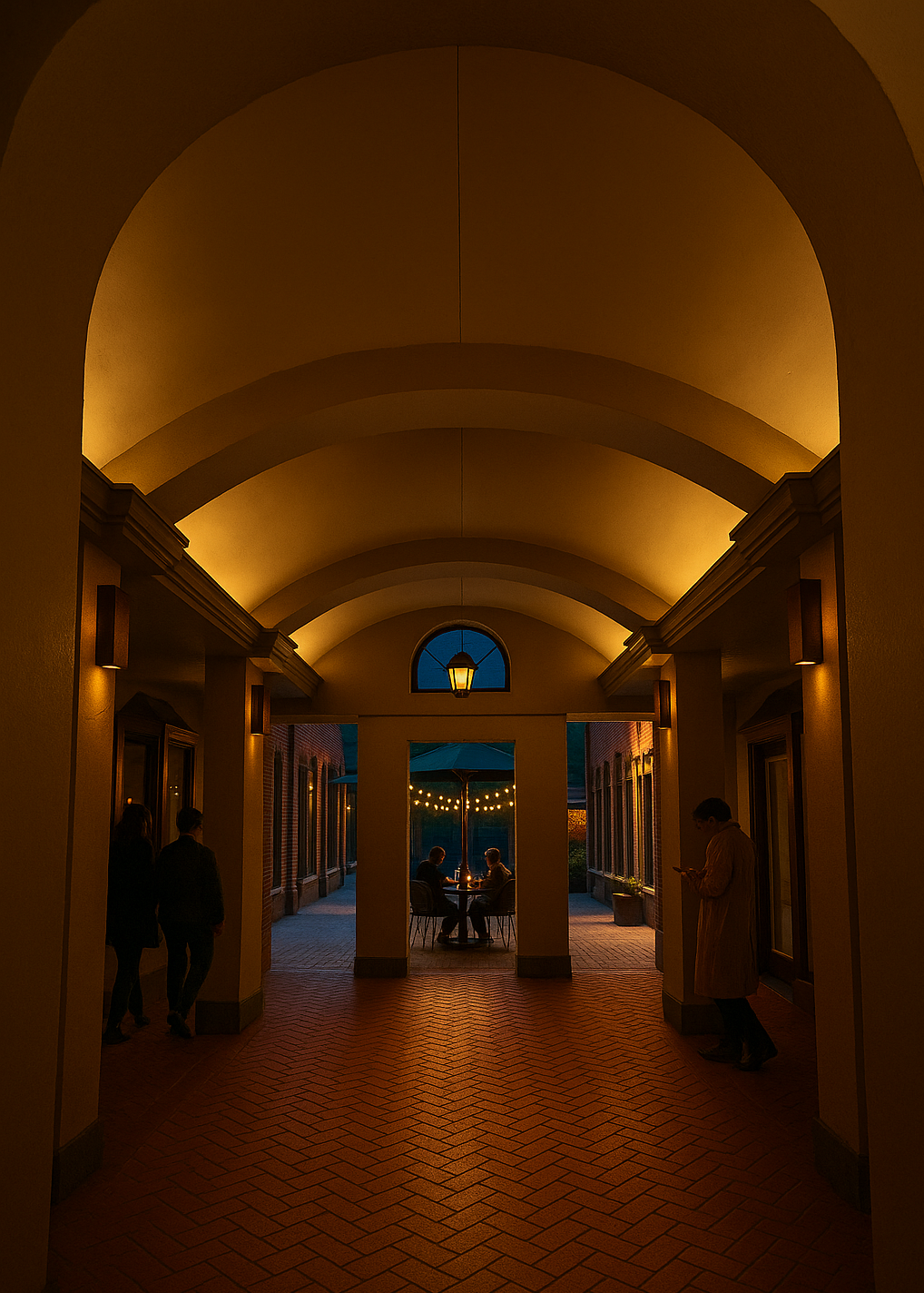 Passage after renovation